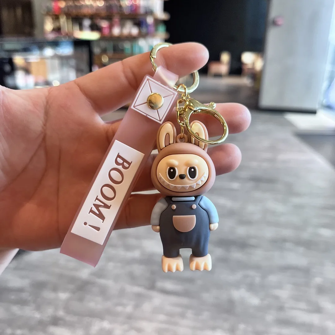 Cartoon Straw Hat Labubu Small Sheep Key Chain Pendant Cute Labubu Doll Schoolbag Car Key Pendant Accessories Gift Cartoon Straw Hat Labubu Small Sheep Key Chain Pendant Cute Labubu Doll Schoolbag Car Key Pendant Accessories Gift