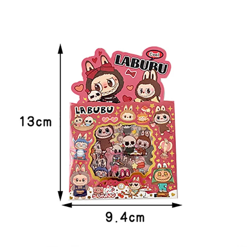 5PCS Labubu Anime Sticker Cartoon Applique Pack Transparent Waterproof Decals Diy Handbook Decoration Fashion Accessories Gifts 5PCS Labubu Anime Sticker Cartoon Applique Pack Transparent Waterproof Decals Diy Handbook Decoration Fashion Accessories Gifts