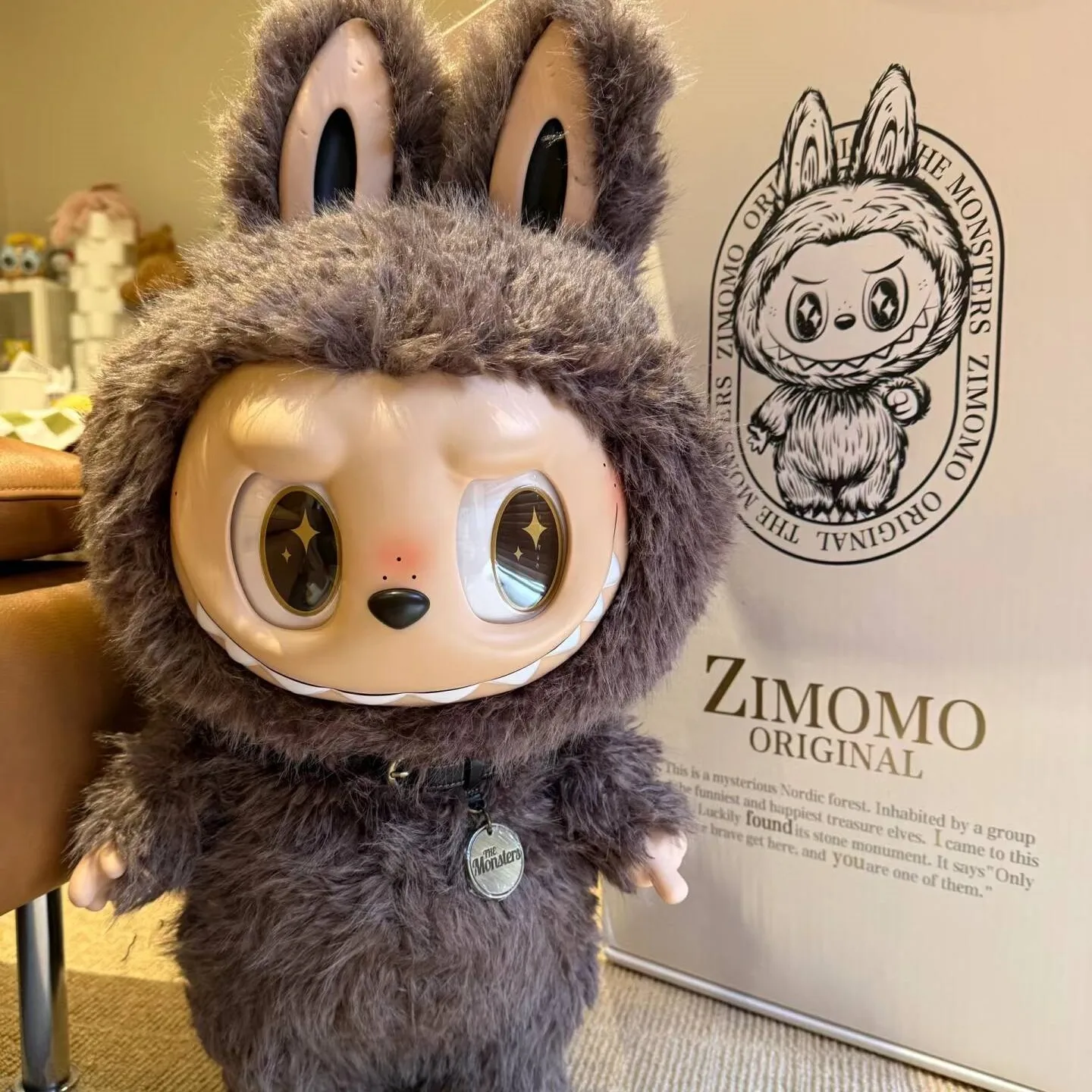 Original 58cm Zimomo I Found You Snow King 2.0 Series Ornament Big Garage Kit Toy Trendy Toy Collection Halloween Gift