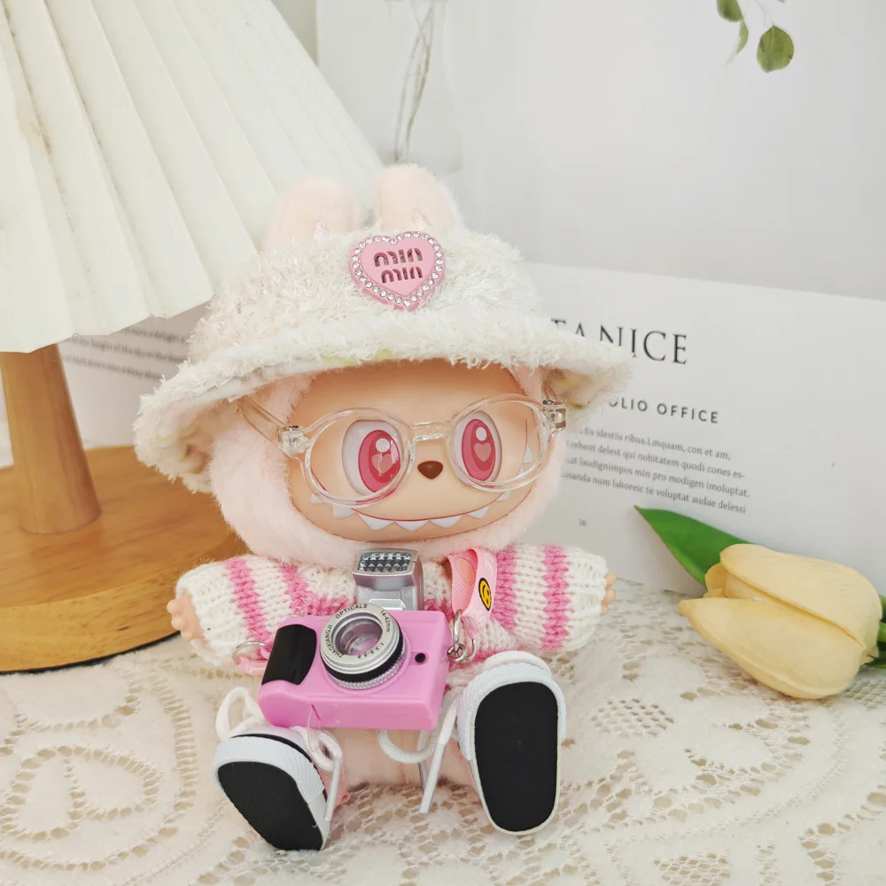 Only Labbubu Clothes Labubu Doll Accessories Kawaii Jewelry Cute Doll Ornament Christmas Gift Creative Labubu Keyring Kids Toys