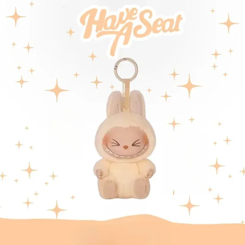 Cute For Labubu The Monsters Doll Blind Box Heart-Moving Macaron Mokoko Anime Figures Guess Bag Hanging Pendant Gift