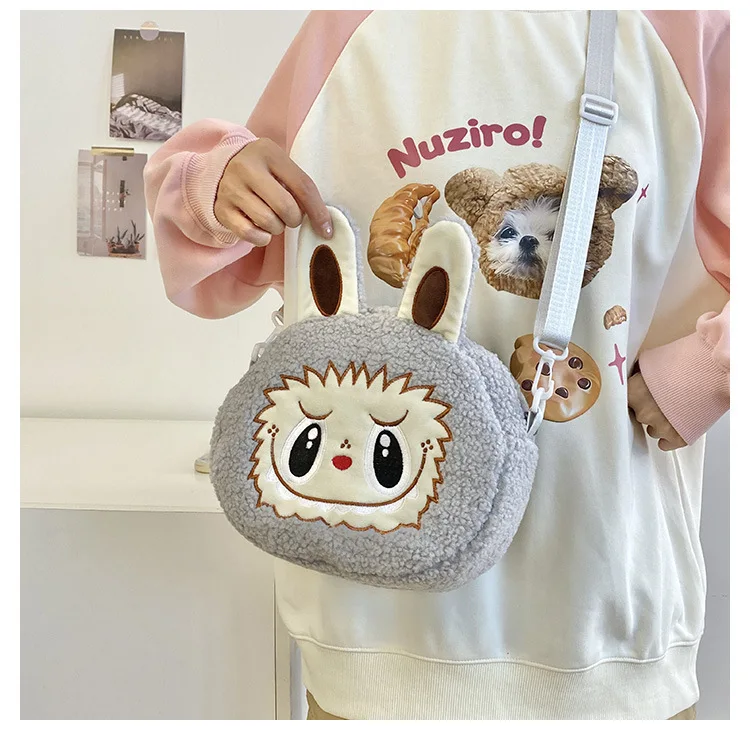 Labu Crossbody Bag Cartoon Backpack Doll Change Plush Bag Children'S Backpack Cartoon Bag Shoulder Bag Handbag Girl Gift Labu Crossbody Bag Cartoon Backpack Doll Change Plush Bag Children'S Backpack Cartoon Bag Shoulder Bag Handbag Girl Gift