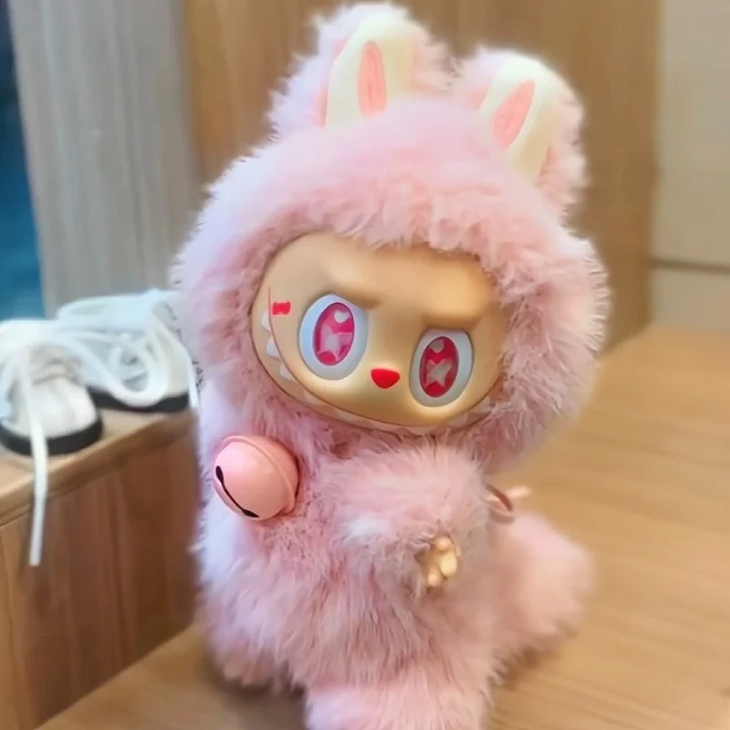 2025 Hot Selling Labubu Pink Luck Change Handmade Modification Cute Doll Replica Desktop Decoration Trendy Decor Holiday Gifts 2025 Hot Selling Labubu Pink Luck Change Handmade Modification Cute Doll Replica Desktop Decoration Trendy Decor Holiday Gifts