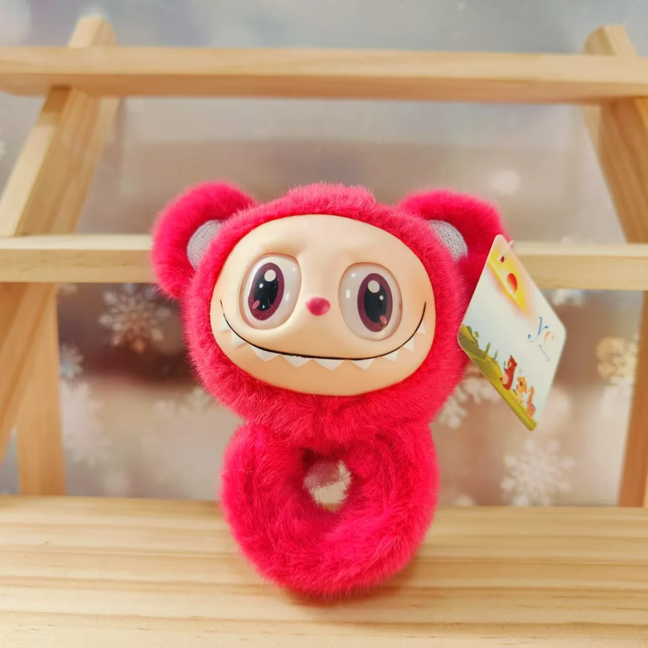 New labubu labubu snap ring plush doll cute toy doll doll wrist models men and women gifts New labubu labubu snap ring plush doll cute toy doll doll wrist models men and women gifts