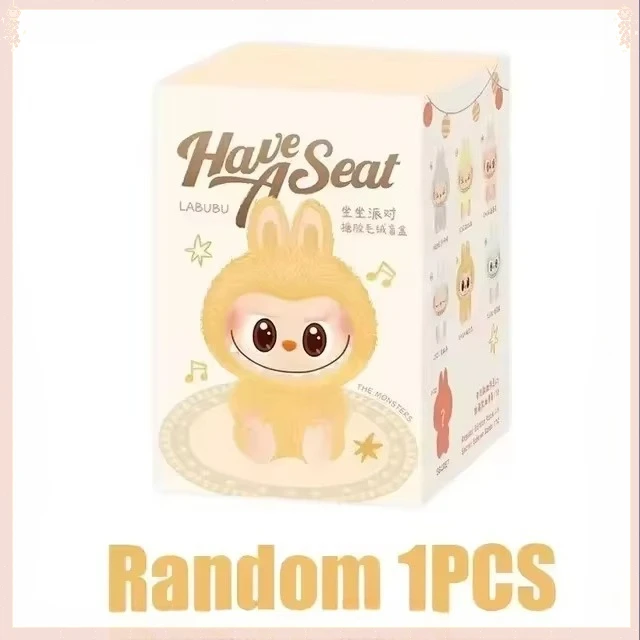 High Quality Macaron The Monsters Labubu Sitting Party Vinyl Plush Blind Box Decorative Surprise Box Doll Collection Gift High Quality Macaron The Monsters Labubu Sitting Party Vinyl Plush Blind Box Decorative Surprise Box Doll Collection Gift