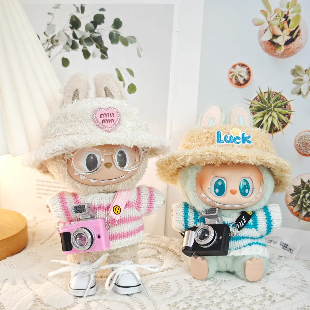 Only Labbubu Clothes Labubu Doll Accessories Kawaii Jewelry Cute Doll Ornament Christmas Gift Creative Labubu Keyring Kids Toys