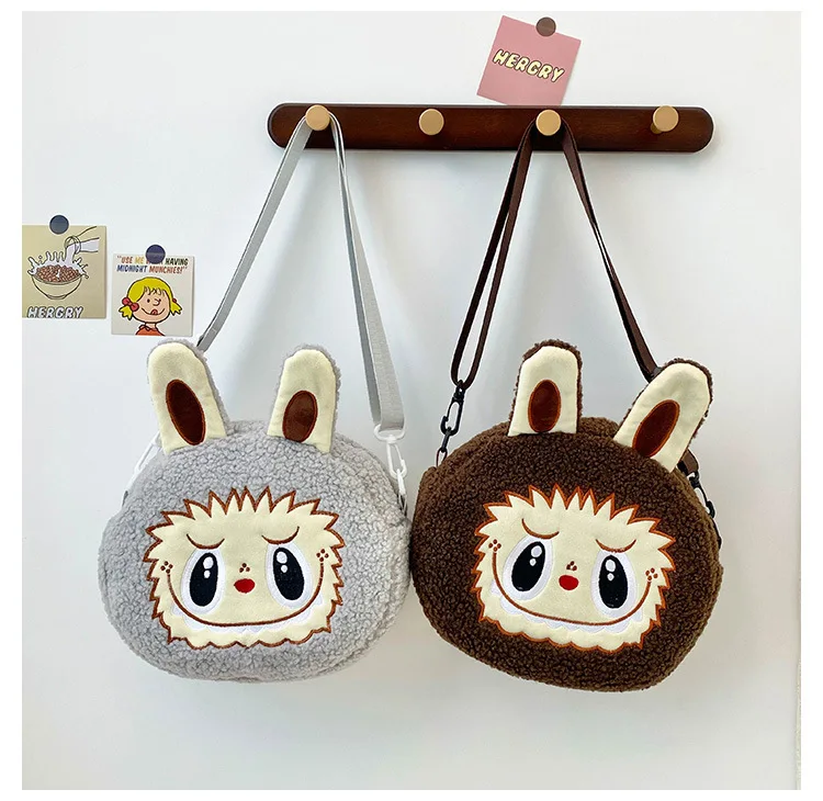 Labu Crossbody Bag Cartoon Backpack Doll Change Plush Bag Children'S Backpack Cartoon Bag Shoulder Bag Handbag Girl Gift Labu Crossbody Bag Cartoon Backpack Doll Change Plush Bag Children'S Backpack Cartoon Bag Shoulder Bag Handbag Girl Gift