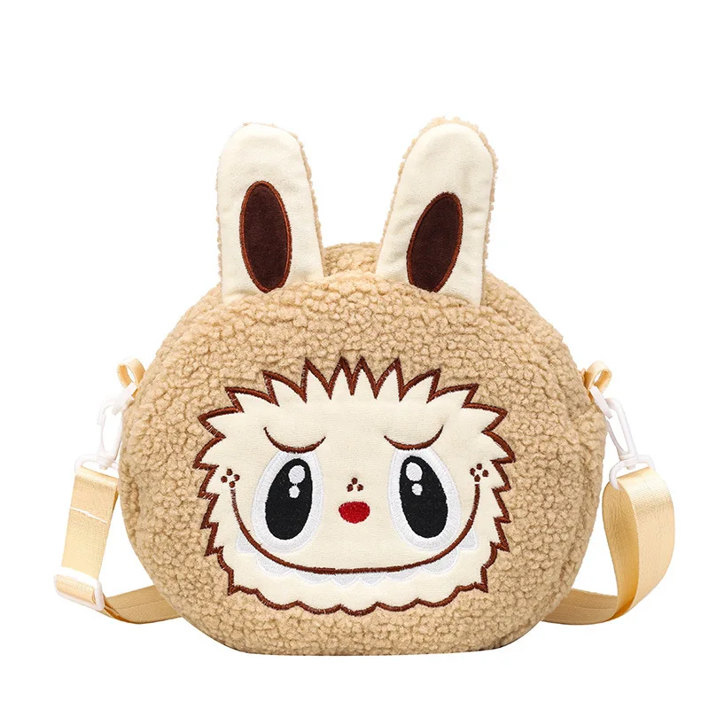 Labu Crossbody Bag Cartoon Backpack Doll Change Plush Bag Children'S Backpack Cartoon Bag Shoulder Bag Handbag Girl Gift Labu Crossbody Bag Cartoon Backpack Doll Change Plush Bag Children'S Backpack Cartoon Bag Shoulder Bag Handbag Girl Gift