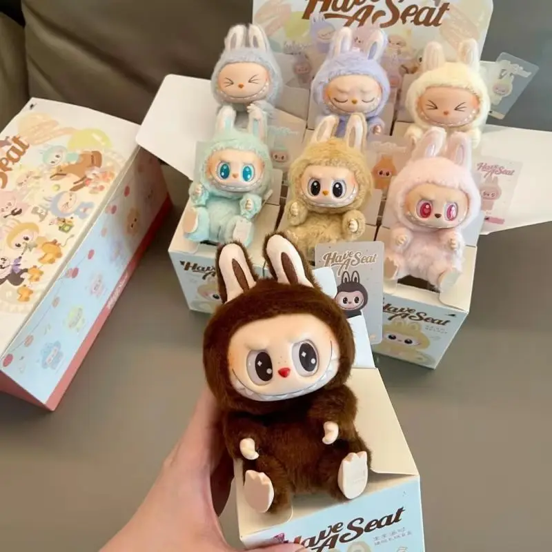 Hot The Monsters Have A Seat Series Labubu Vinyl Plush Doll Blind Box Toy Action Figure Anime Model Mystery Box Gift Collection Hot The Monsters Have A Seat Series Labubu Vinyl Plush Doll Blind Box Toy Action Figure Anime Model Mystery Box Gift Collection