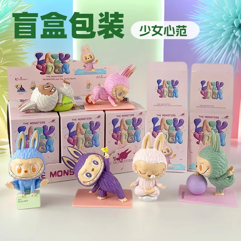 Labubu Blind Box Figure Toy Dolls Yoga Serise For Fans Children Christmas Birthday Gift Labubu Blind Box Figure Toy Dolls Yoga Serise For Fans Children Christmas Birthday Gift