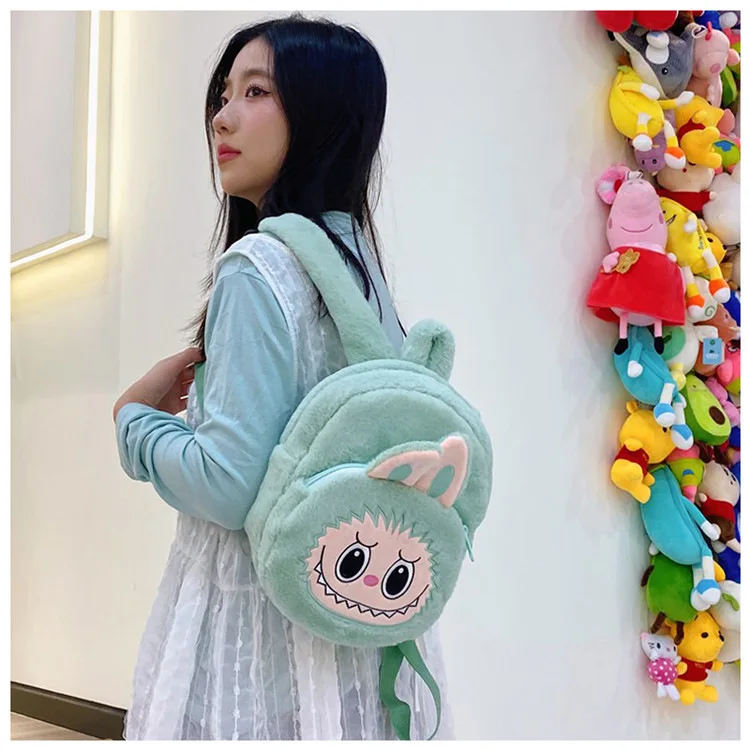 2024 Labubu Bakcpack for Girls Kids Cute Cartoon Plush Doll Bag Student Kawaii Backpack Outdoor Travel Bag 2024 Labubu Bakcpack for Girls Kids Cute Cartoon Plush Doll Bag Student Kawaii Backpack Outdoor Travel Bag