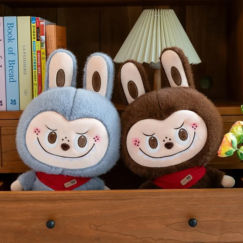 85cm Big Size Labubu Funny Cartoon Anime Plush Stuffed Doll Room Plushies Pillow Kawai Ornaments Children's Holiday Gifts