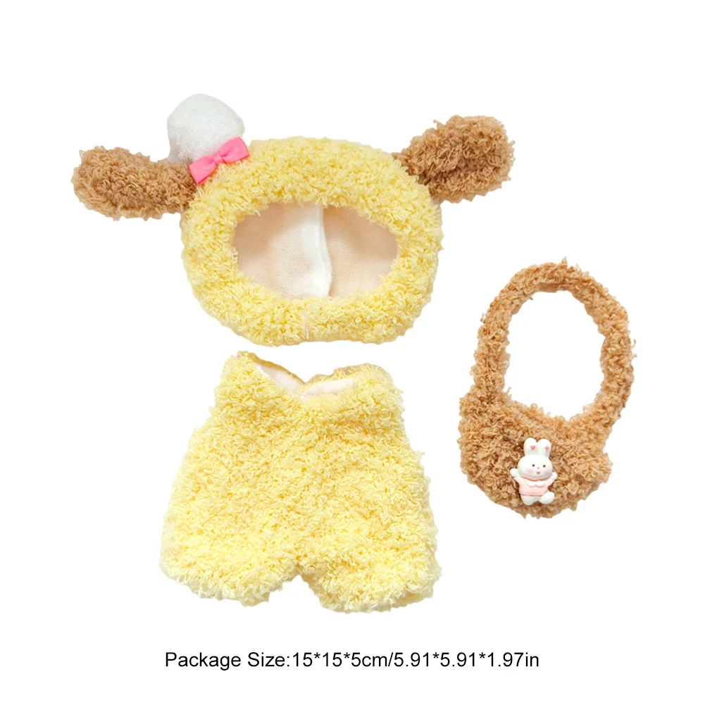 For Labubu V1 V2 Idol Cute Doll Clothes Fashion Sweater Outfit Accessories Sitting Party Pink White Striped Sweater Cup Clothing For Labubu V1 V2 Idol Cute Doll Clothes Fashion Sweater Outfit Accessories Sitting Party Pink White Striped Sweater Cup Clothing
