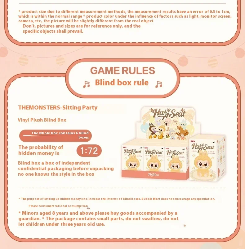 Labubu Authentic Sitting Banquet Vinyl Face 2.0 Series Pendant Doll Home Decoration Keychain Series Model Children's Toy Gift Labubu Authentic Sitting Banquet Vinyl Face 2.0 Series Pendant Doll Home Decoration Keychain Series Model Children's Toy Gift