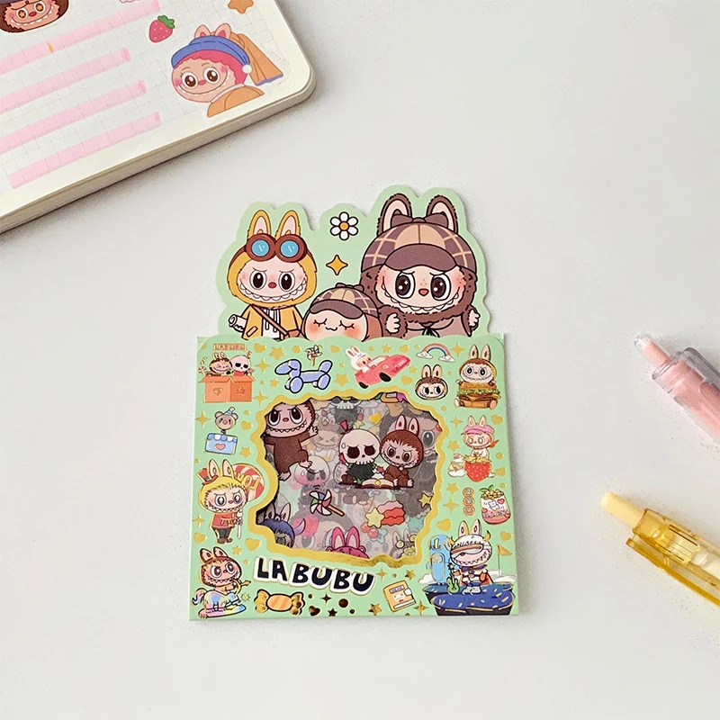 Cartoon Labubu Series Sticker 5pcs Cute Waterproof Sticker Creative Handbook Material Stickers Labubu Stickers for Children Cartoon Labubu Series Sticker 5pcs Cute Waterproof Sticker Creative Handbook Material Stickers Labubu Stickers for Children