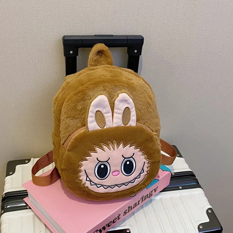 2024 Labubu Bakcpack for Girls Kids Cute Cartoon Plush Doll Bag Student Kawaii Backpack Outdoor Travel Bag 2024 Labubu Bakcpack for Girls Kids Cute Cartoon Plush Doll Bag Student Kawaii Backpack Outdoor Travel Bag