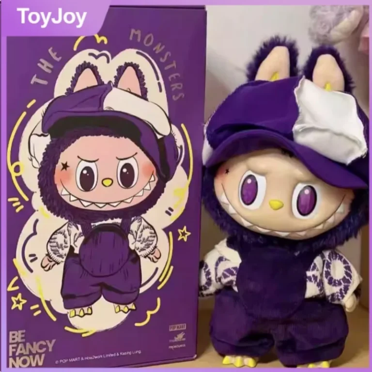 Labubu The Monsters Wild Home Doll - Cartoon Toy, Desktop Ornament with Pendant, Perfect for Kids