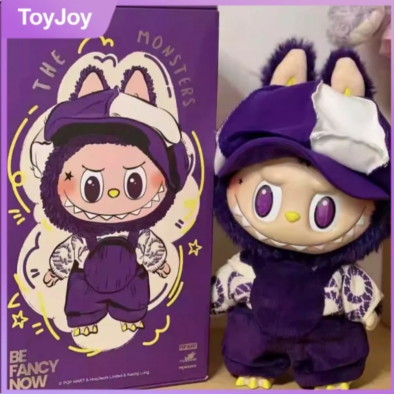 40cm Labubu Milan Fashion Week Joint Vinyl Limited Edition Plush Doll Purple Toy Doll Cute Pendant Cartoon Decor Toys Gift
