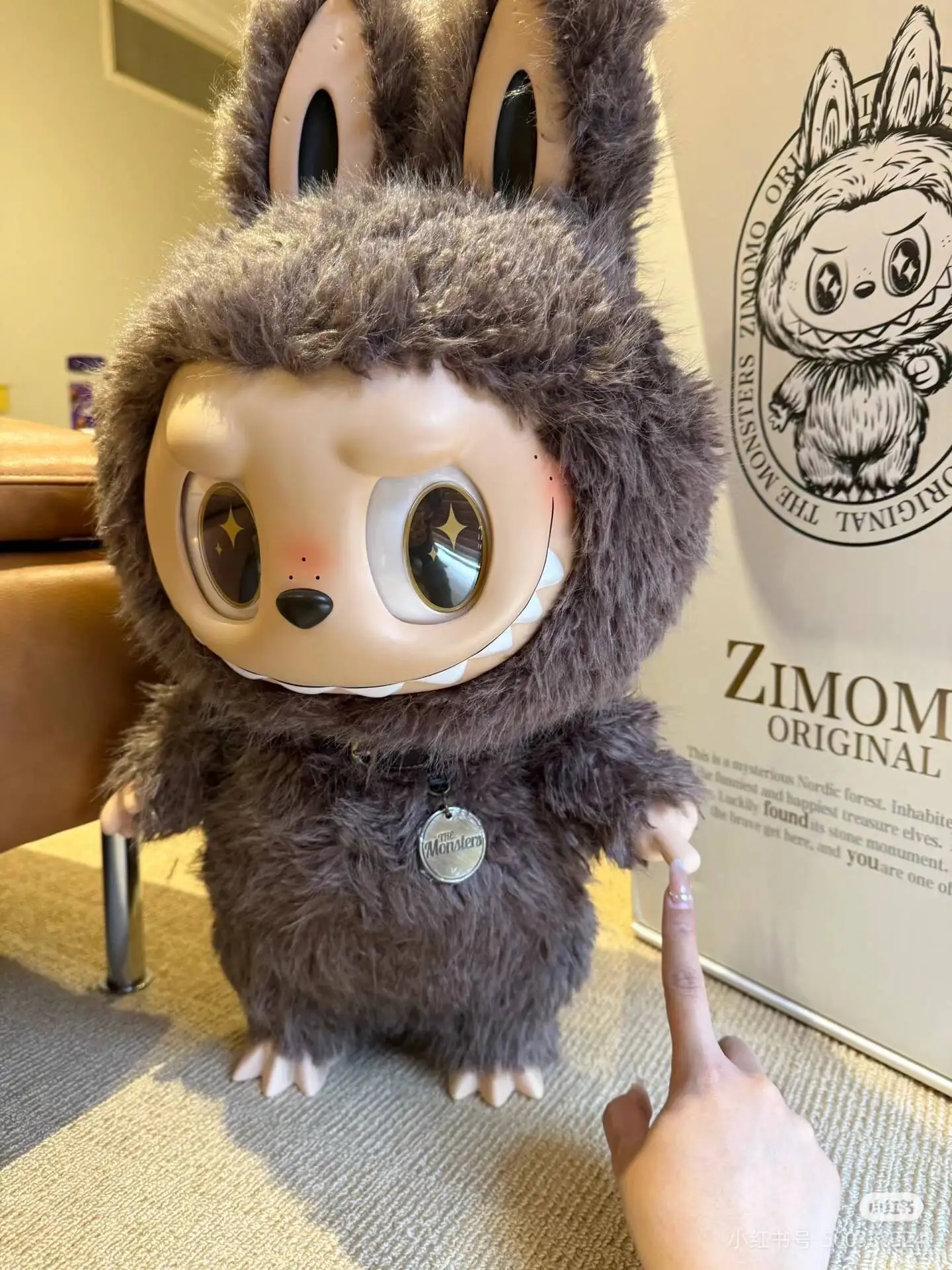 Original 58cm Zimomo I Found You Snow King 2.0 Series Ornament Big Garage Kit Toy Trendy Toy Collection Halloween Gift