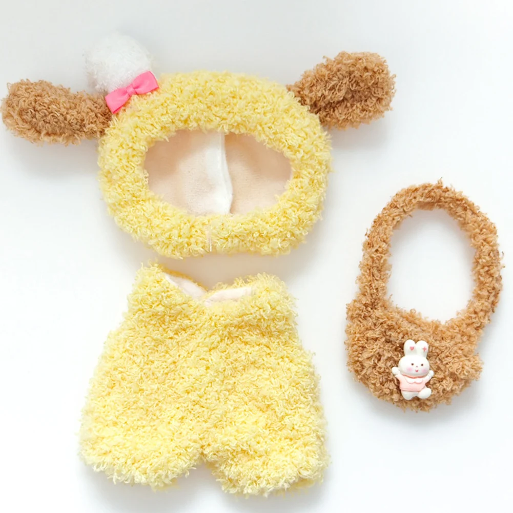 For Labubu V1 V2 Idol Cute Doll Clothes Fashion Sweater Outfit Accessories Sitting Party Pink White Striped Sweater Cup Clothing For Labubu V1 V2 Idol Cute Doll Clothes Fashion Sweater Outfit Accessories Sitting Party Pink White Striped Sweater Cup Clothing