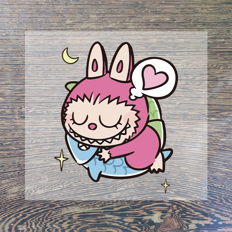 Labubu Iron on Patches for Clothing Anime Cartoon DIY Hoodie Hat T-shirt Heat Transfer Patch Clothes Custom Vinyl Sticker Gifts Labubu Iron on Patches for Clothing Anime Cartoon DIY Hoodie Hat T-shirt Heat Transfer Patch Clothes Custom Vinyl Sticker Gifts