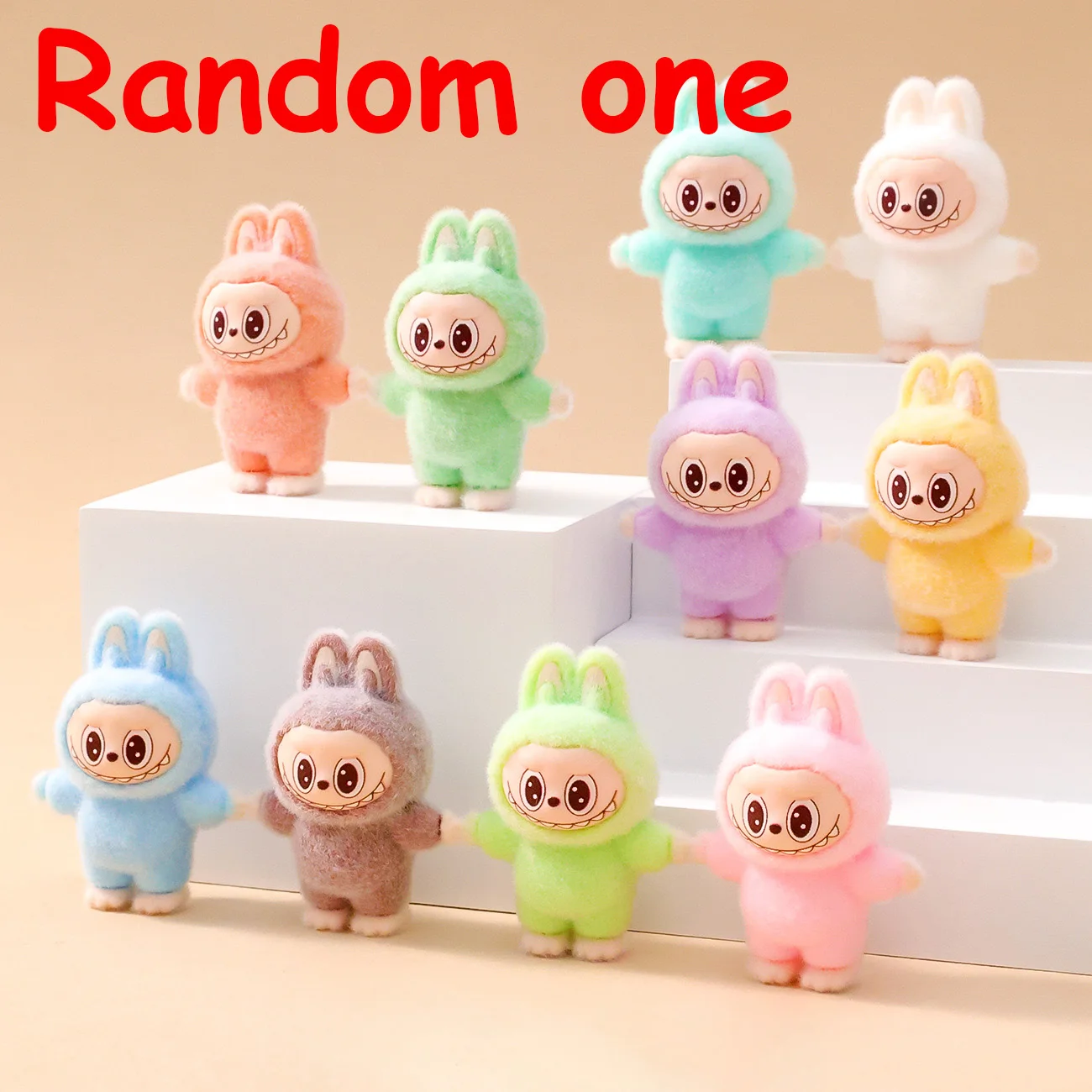 1/9PCS 4cm Cartoon Labubu Series Mini Flocking Exquisite Cute Doll Gift Diy Pendant Accessories Decoration Kawaii Toys Gifts 1/9PCS 4cm Cartoon Labubu Series Mini Flocking Exquisite Cute Doll Gift Diy Pendant Accessories Decoration Kawaii Toys Gifts