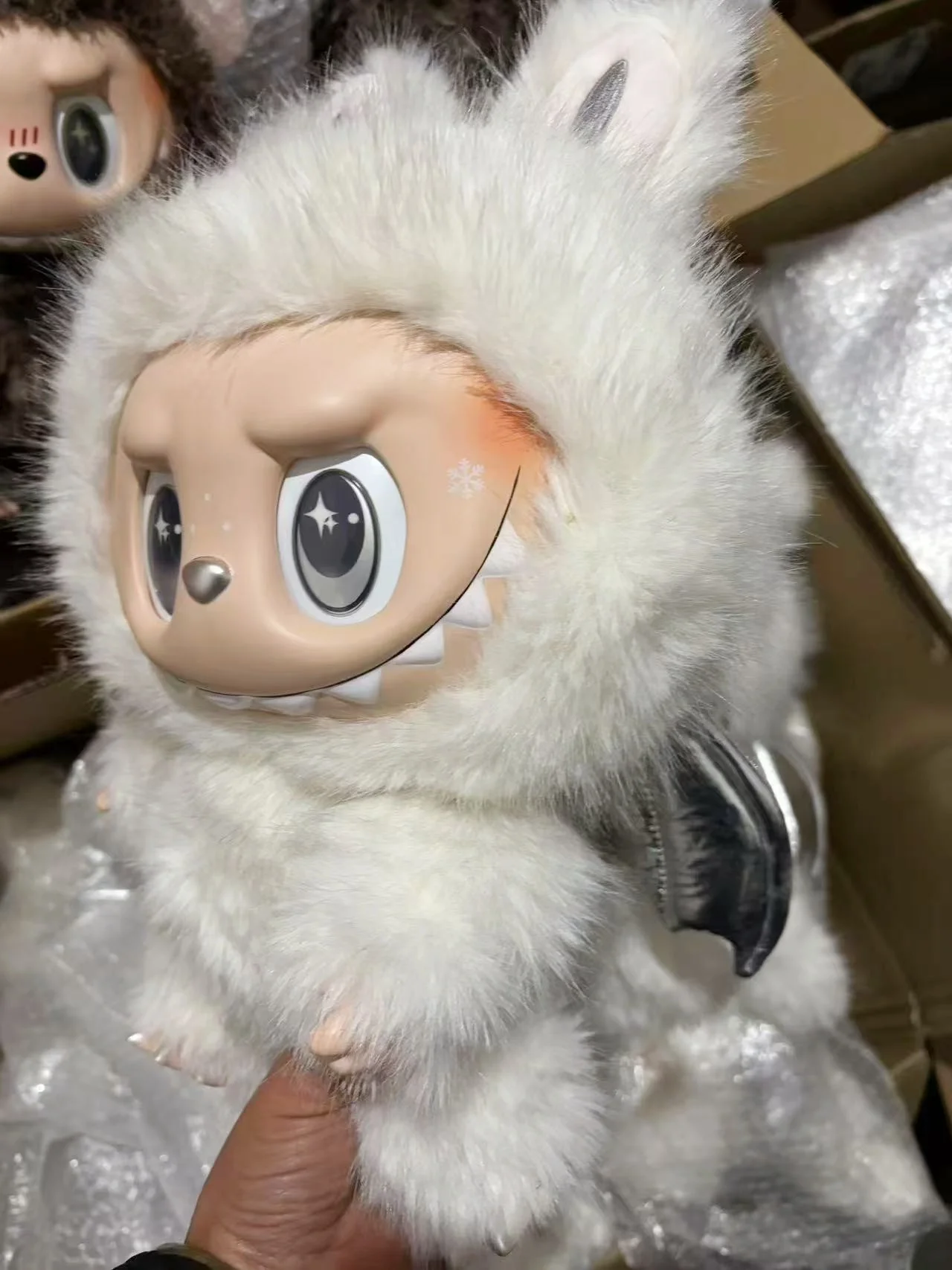 In Stock New 38cm The Monster Labubu Series Zimomo Big Angel Creative Doll Vinyl Pendant Doll Model Replica Toys Birthday Gifts In Stock New 38cm The Monster Labubu Series Zimomo Big Angel Creative Doll Vinyl Pendant Doll Model Replica Toys Birthday Gifts