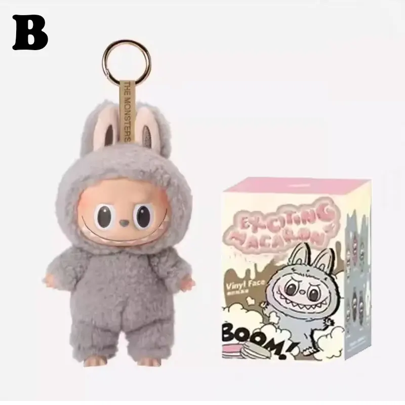 For New The Monster Labubu 3V Blind Box Series PVC Labubu Macaron Pendant Doll Monster Keychain Birthday Holiday For Kids Gift For New The Monster Labubu 3V Blind Box Series PVC Labubu Macaron Pendant Doll Monster Keychain Birthday Holiday For Kids Gift