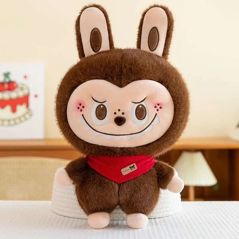 85cm Big Size Labubu Funny Cartoon Anime Plush Stuffed Doll Room Plushies Pillow Kawai Ornaments Children's Holiday Gifts