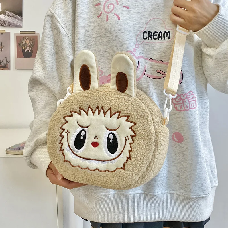 Labu Crossbody Bag Cartoon Backpack Doll Change Plush Bag Children'S Backpack Cartoon Bag Shoulder Bag Handbag Girl Gift