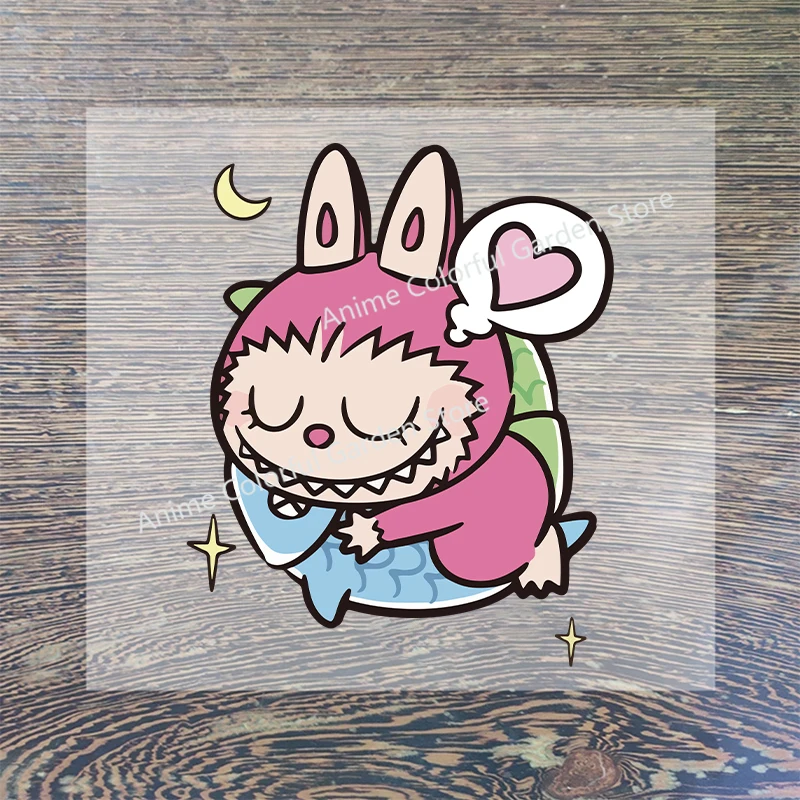 Labubu Iron on Patches for Clothing Anime Cartoon DIY Hoodie Hat T-shirt Heat Transfer Patch Clothes Custom Vinyl Sticker Gifts Labubu Iron on Patches for Clothing Anime Cartoon DIY Hoodie Hat T-shirt Heat Transfer Patch Clothes Custom Vinyl Sticker Gifts