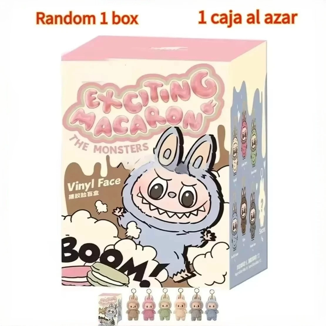 New High Quality Macaron 2 The Monsters Labubu Sitting Party Vinyl Plush Blind Box Decorative Surprise Box Doll Collection Gift