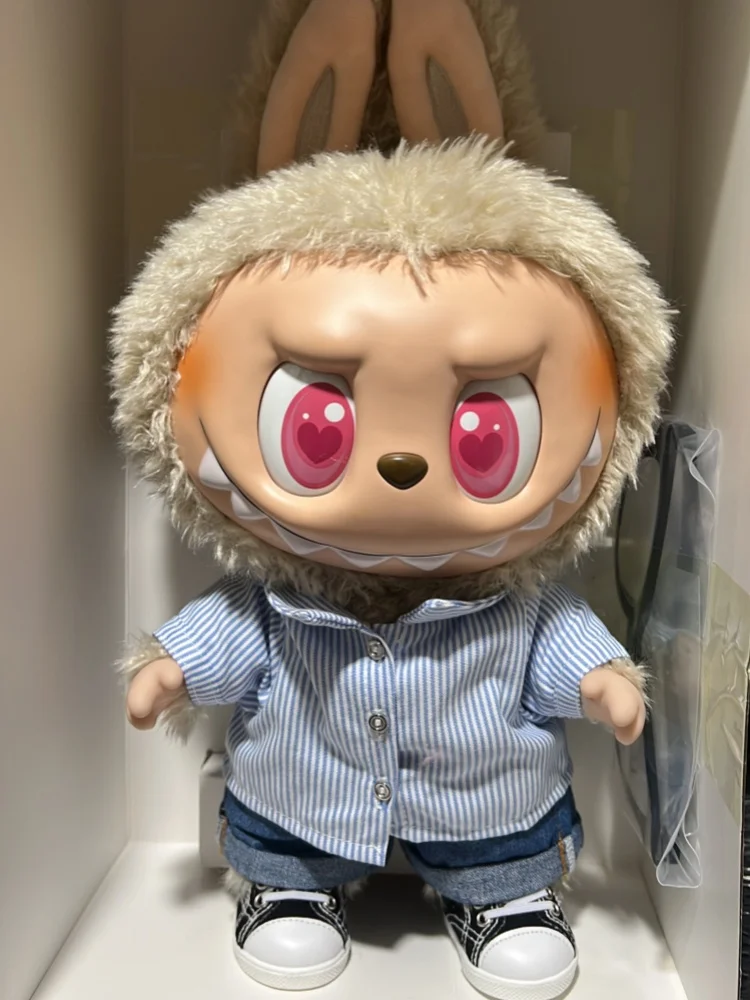 Labubu Original Macaron Vinyl Face Doll Backpack Pendant Surprise Girl Mystery Blind Box Toy Decoration
