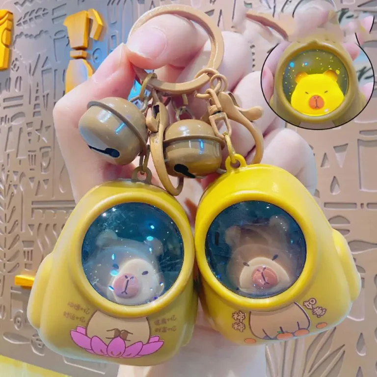 1-20PCS Kawaii Keychain Plush Pendant Explosive Kapybara Plush Pendant Keychain Toys Bag Pendant Doll Car Decoration Doll