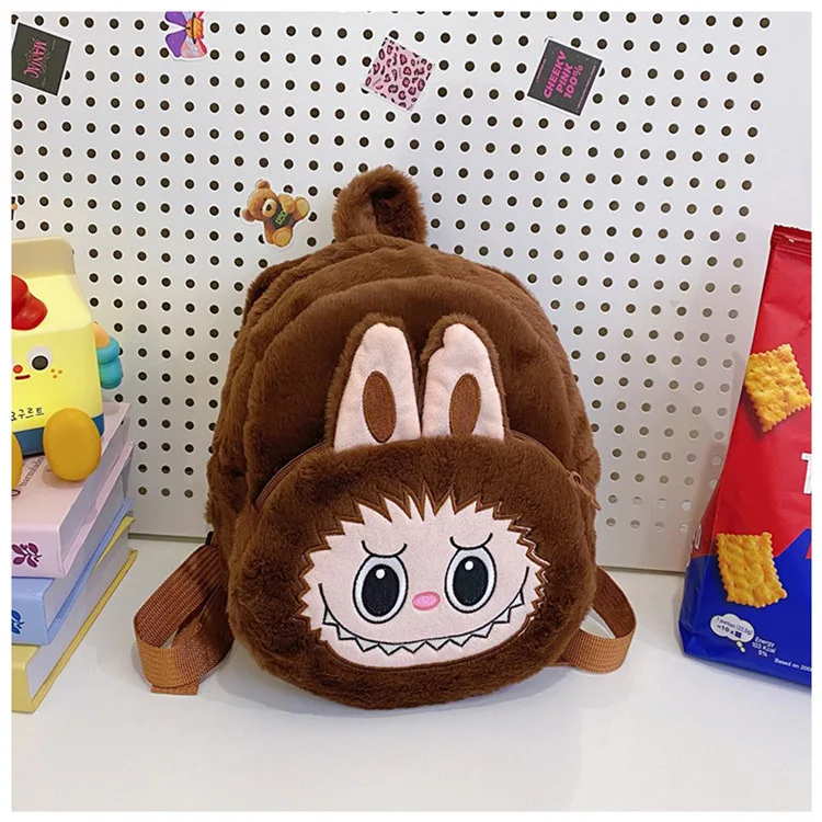2024 Labubu Bakcpack for Girls Kids Cute Cartoon Plush Doll Bag Student Kawaii Backpack Outdoor Travel Bag 2024 Labubu Bakcpack for Girls Kids Cute Cartoon Plush Doll Bag Student Kawaii Backpack Outdoor Travel Bag