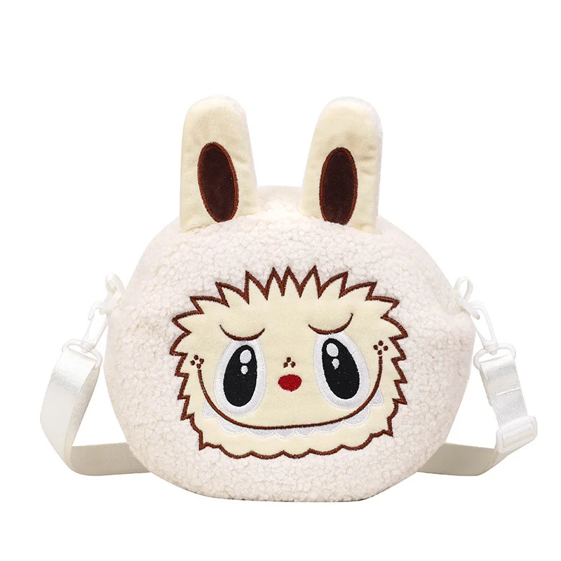 Labu Crossbody Bag Cartoon Backpack Doll Change Plush Bag Children'S Backpack Cartoon Bag Shoulder Bag Handbag Girl Gift Labu Crossbody Bag Cartoon Backpack Doll Change Plush Bag Children'S Backpack Cartoon Bag Shoulder Bag Handbag Girl Gift