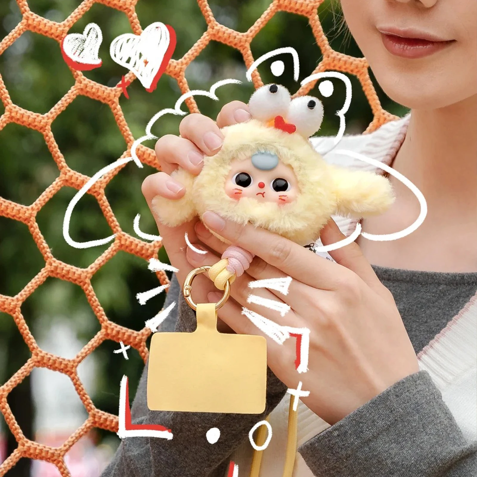 Baby Three Plush Phone Lanyard Blind Box Outdoor Cute Plush Keychain Pendant Phone Decoration Doll Trendy Toy Kid Christmas Gift Baby Three Plush Phone Lanyard Blind Box Outdoor Cute Plush Keychain Pendant Phone Decoration Doll Trendy Toy Kid Christmas Gift