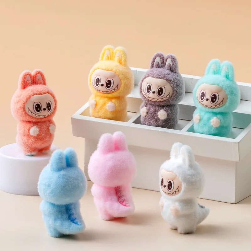 New flocking standing position, leader of Rabu, cute blind bag, DIY decorations, hanging accessories, mini ornaments. New flocking standing position, leader of Rabu, cute blind bag, DIY decorations, hanging accessories, mini ornaments.