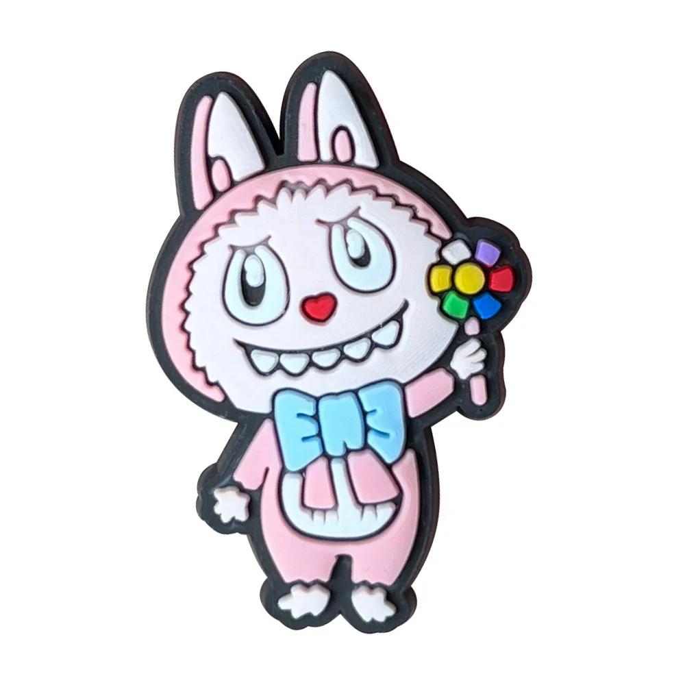 10pcs Labubu Shoe Flower Buckle for Men Women Anime Cartoon Cute Applique Boys Girls Shoes DIY Decorative Products Patch Toys 10pcs Labubu Shoe Flower Buckle for Men Women Anime Cartoon Cute Applique Boys Girls Shoes DIY Decorative Products Patch Toys