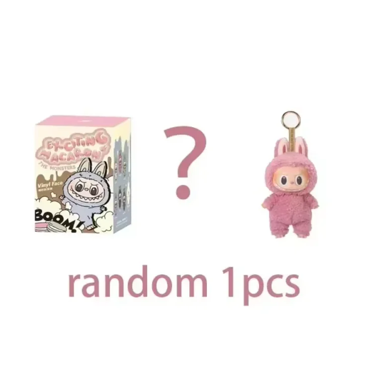 For New The Monster Labubu 3V Blind Box Series PVC Labubu Macaron Pendant Doll Monster Keychain Birthday Holiday For Kids Gift For New The Monster Labubu 3V Blind Box Series PVC Labubu Macaron Pendant Doll Monster Keychain Birthday Holiday For Kids Gift