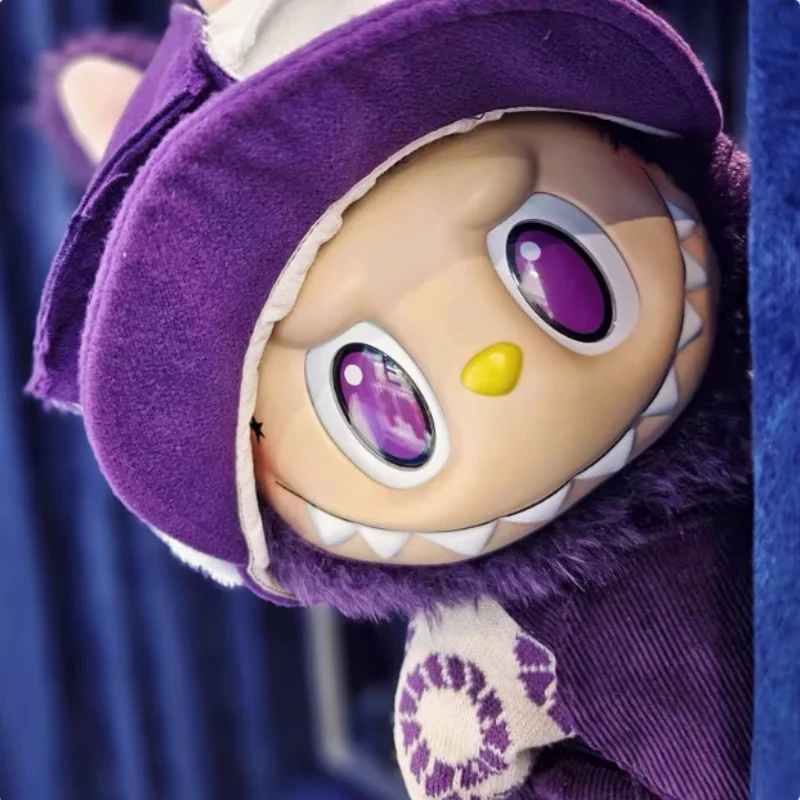 40cm Labubu Milan Fashion Week Joint Vinyl Limited Edition Plush Doll Purple Toy Doll Cute Pendant Cartoon Decor Toys Gift