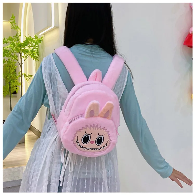 2024 Labubu Bakcpack for Girls Kids Cute Cartoon Plush Doll Bag Student Kawaii Backpack Outdoor Travel Bag 2024 Labubu Bakcpack for Girls Kids Cute Cartoon Plush Doll Bag Student Kawaii Backpack Outdoor Travel Bag