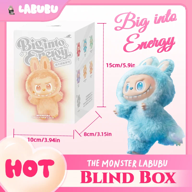 1:1 Quality Kawaii Monster For Labubu Series PVC Macaron Pendant Doll Monster Keychain Birthday Holiday Kids Gift