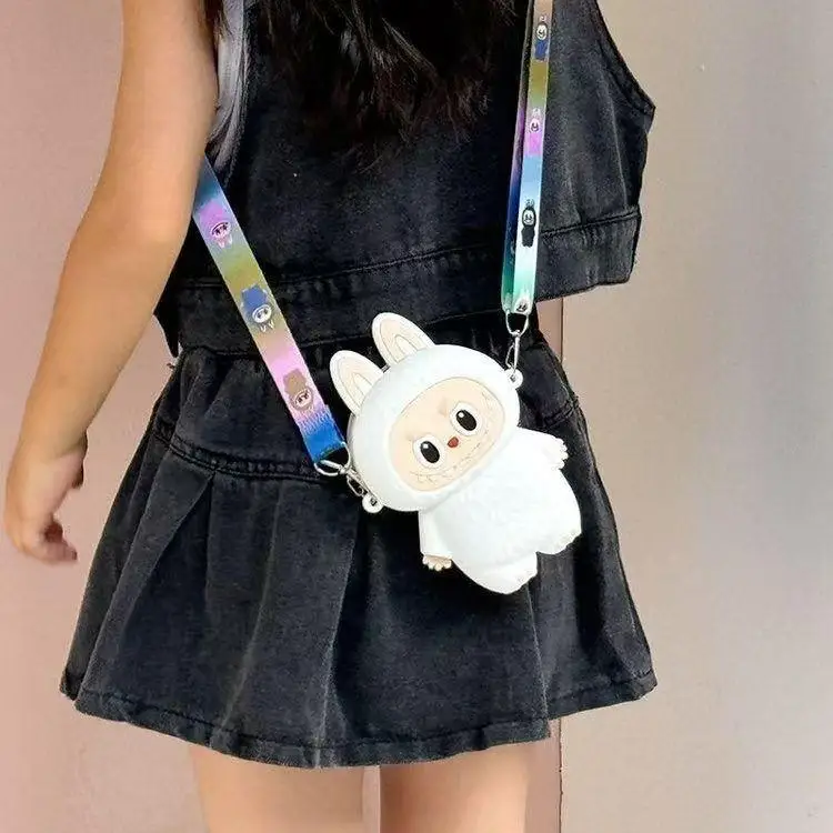 Labubu Monsters Cartoon Silicone Wallet Macaroon Mini Crossbody Bag Labubus Portable Waterproof Storage Shoulder Bag Kids Gifts Labubu Monsters Cartoon Silicone Wallet Macaroon Mini Crossbody Bag Labubus Portable Waterproof Storage Shoulder Bag Kids Gifts