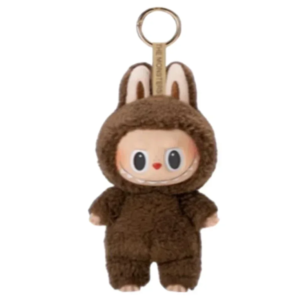 Labubu Monster Doll with Backpack Blind Box Heartbeat Macaron Mokoko Anime Character Guessing Bag Pendant Gift Replica