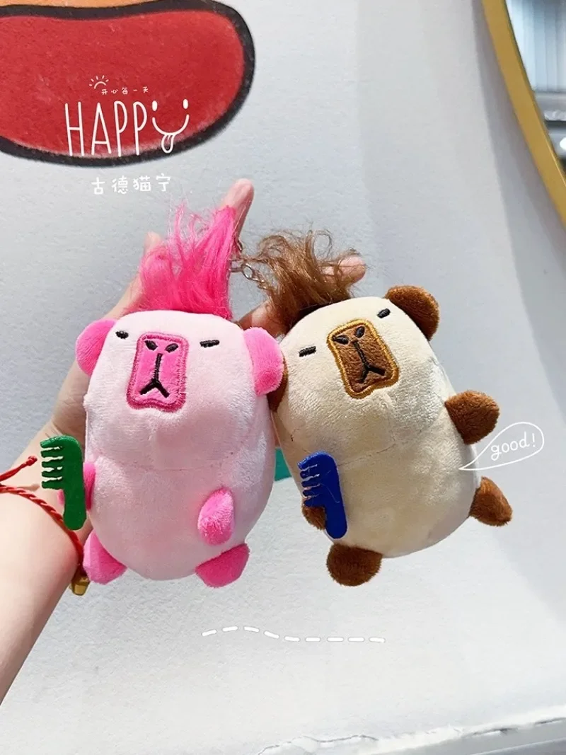 1-20PCS Kawaii Keychain Plush Pendant Explosive Kapybara Plush Pendant Keychain Toys Bag Pendant Doll Car Decoration Doll 1-20PCS Kawaii Keychain Plush Pendant Explosive Kapybara Plush Pendant Keychain Toys Bag Pendant Doll Car Decoration Doll