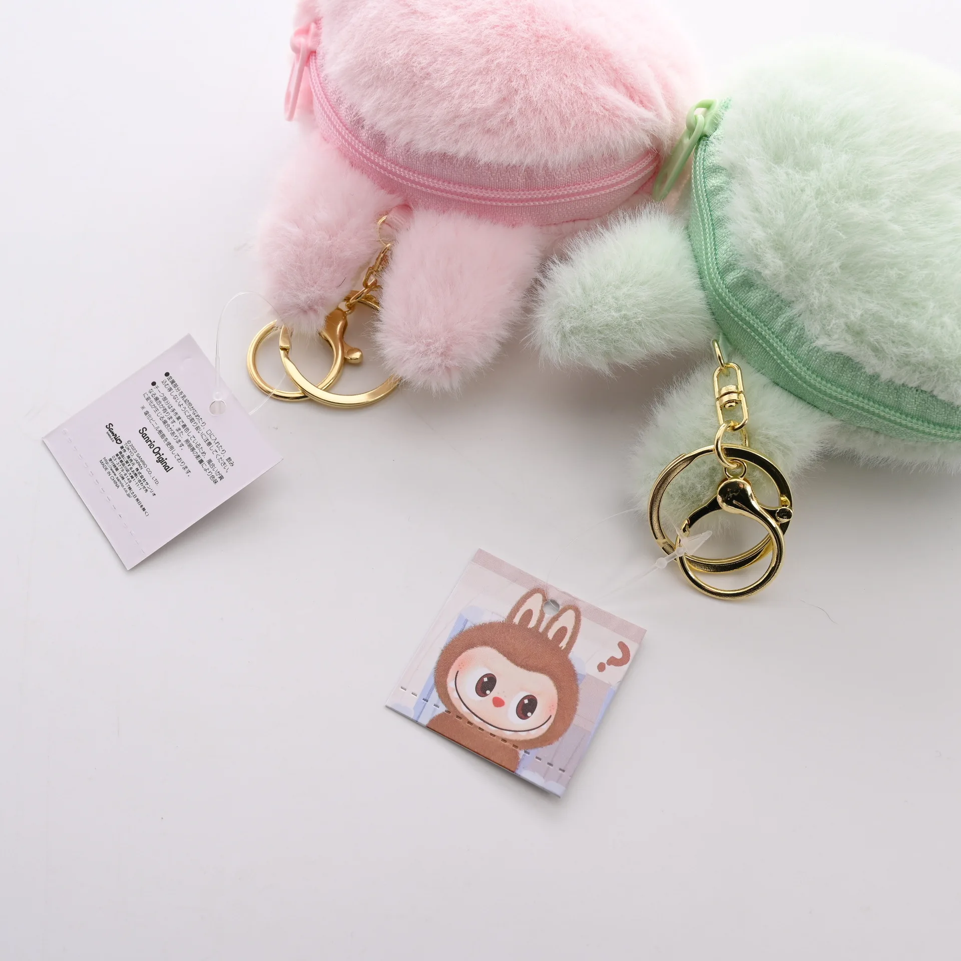 Kawaii Labubu The Monsters plush coin purse keychain plush toy key ring girls backpack bag bag charm doll accessories gifts Kawaii Labubu The Monsters plush coin purse keychain plush toy key ring girls backpack bag bag charm doll accessories gifts