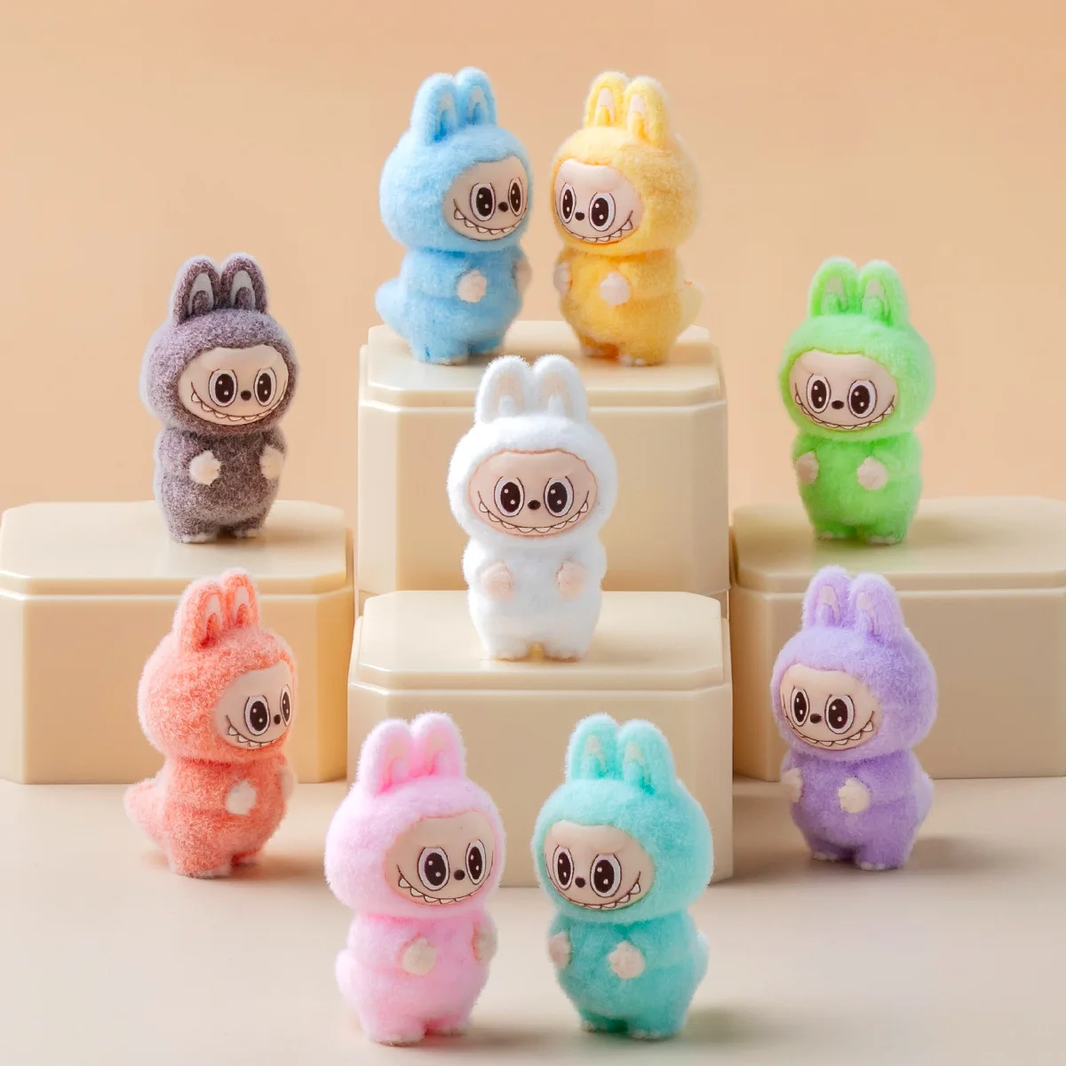 New flocking standing position, leader of Rabu, cute blind bag, DIY decorations, hanging accessories, mini ornaments. New flocking standing position, leader of Rabu, cute blind bag, DIY decorations, hanging accessories, mini ornaments.