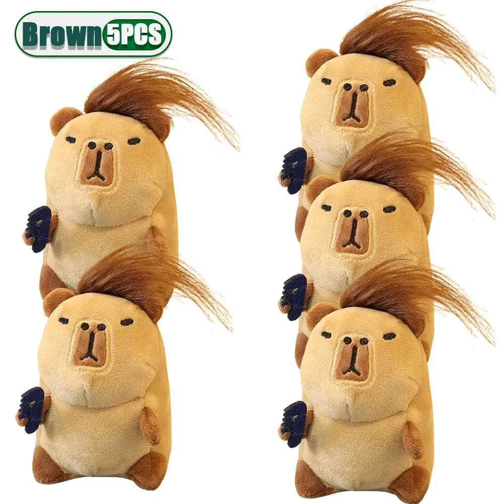 1-20PCS Kawaii Keychain Plush Pendant Explosive Kapybara Plush Pendant Keychain Toys Bag Pendant Doll Car Decoration Doll 1-20PCS Kawaii Keychain Plush Pendant Explosive Kapybara Plush Pendant Keychain Toys Bag Pendant Doll Car Decoration Doll