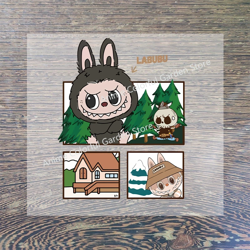 Labubu Iron on Patches for Clothing Anime Cartoon DIY Hoodie Hat T-shirt Heat Transfer Patch Clothes Custom Vinyl Sticker Gifts Labubu Iron on Patches for Clothing Anime Cartoon DIY Hoodie Hat T-shirt Heat Transfer Patch Clothes Custom Vinyl Sticker Gifts